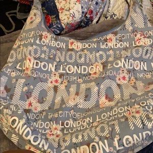 London robin Ruth beach bag
